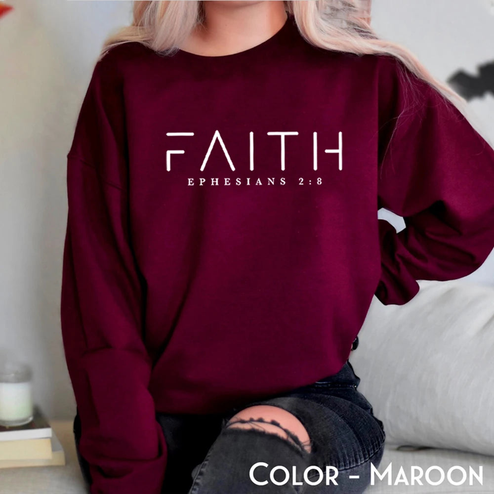 For It is By Grace You Have Been Saved, Through Faith Sweatshirt