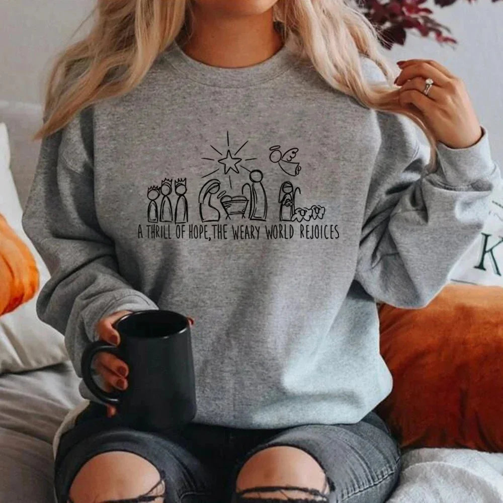 A Thrill of Hope, The Weary World Rejoices Sweatshirt