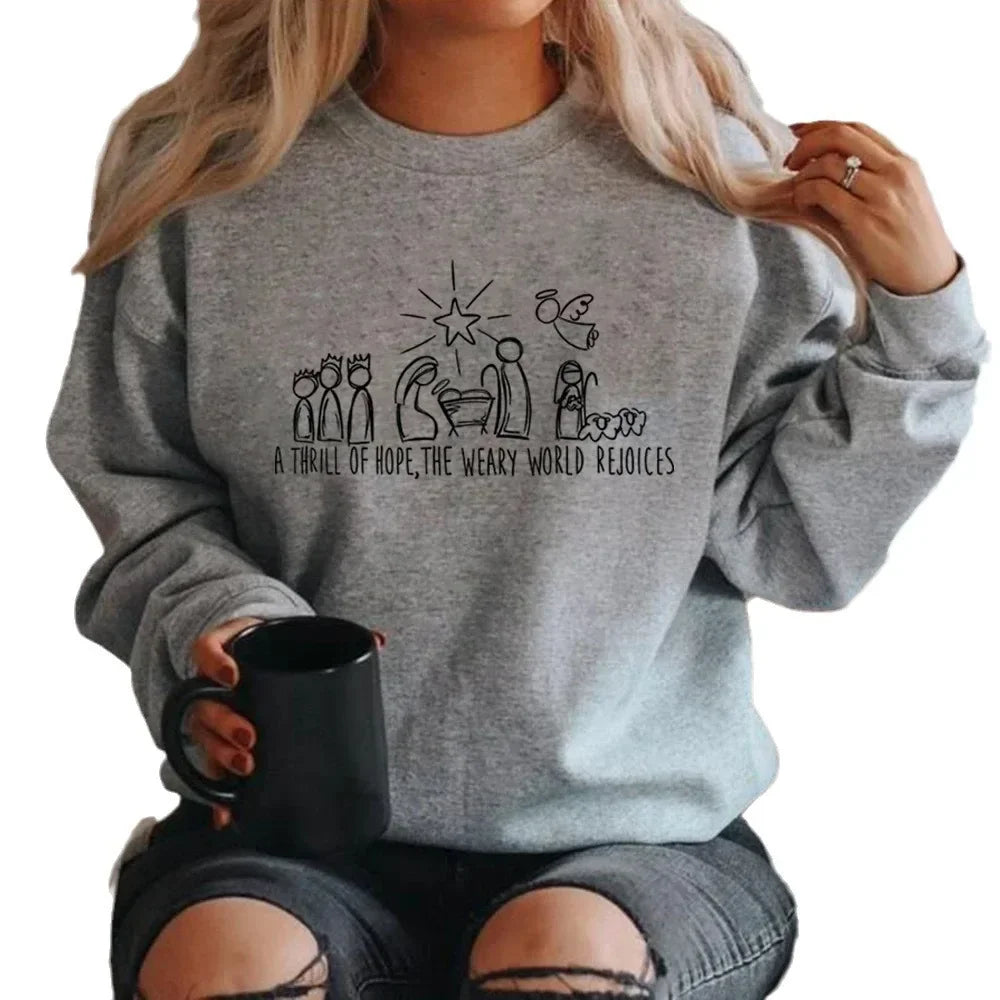 A Thrill of Hope, The Weary World Rejoices Sweatshirt