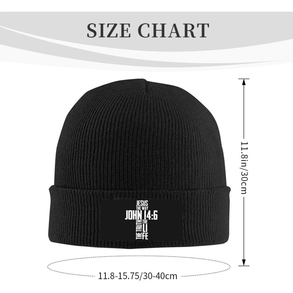 Bible Verse Jesus The Way John 14:6 Beanie Hat