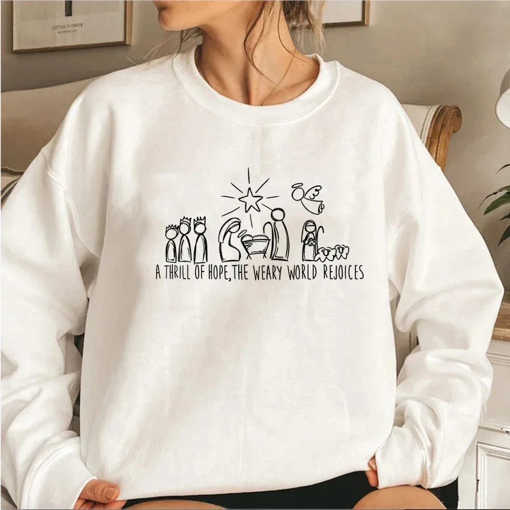 A Thrill of Hope, The Weary World Rejoices Sweatshirt