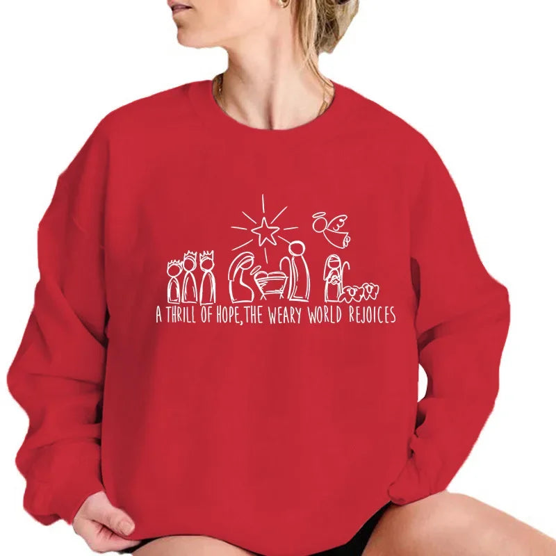 A Thrill of Hope, The Weary World Rejoices Sweatshirt