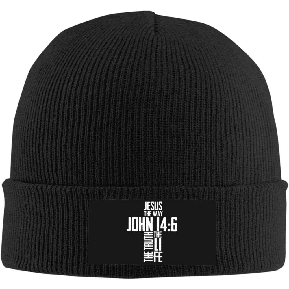 Bible Verse Jesus The Way John 14:6 Beanie Hat