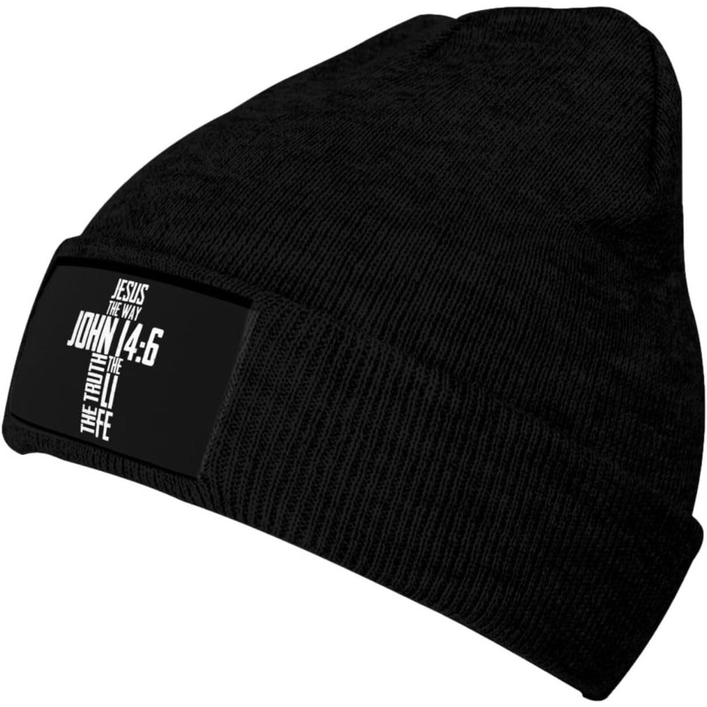 Bible Verse Jesus The Way John 14:6 Beanie Hat