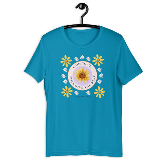 Sunflowers Inspiration Tee Shirt - Sharing Faith Fashions