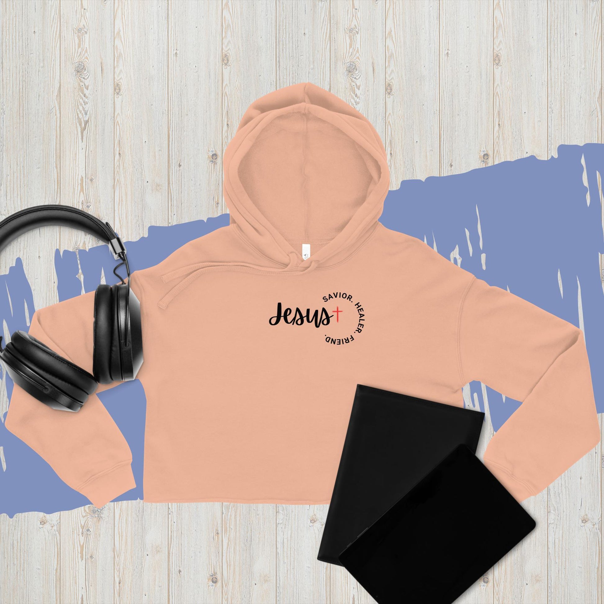 Jesus Crop Hoodie - Sharing Faith Fashions